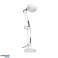 DIAN bureaulamp. 60W staal. wit foto 5