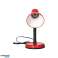 FUPI. bureaulamp. 40W. E27. staal  kunststof. rood foto 3