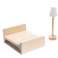 Mobili in MDF in legno per casa delle bambole 78 cm LED nero foto 6