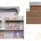 Puppenhaus Holzmöbel 70cm grau Bild 3
