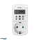 Elektronisk tidsprogrammering. MINI. 1800W. 8A. 10 programmer. Schuko-version billede 4