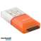 EA134O Micro SD USB kaardilugeja oranž Esperanza foto 2