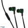 EGH201G Esperanza in-ear hörlurar med mikrofon gaming viper svart-grön bild 1
