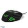 EGM201G Kabelgebundene Gaming-Maus 7D Optisch USB MX201 Wolf Grün Bild 2