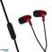 EH193KR Esperanza in-ear hovedtelefoner med mikrofon EH193 sort-rød billede 1