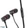 EH203KR Esperanza écouteurs intra-auriculaires métalliques avec microphone eh203 rouge graphite photo 1