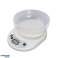 EKS007 Esperanza kitchen scale with bowl coconut image 1