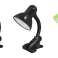 ELD106W Lampe de bureau Esperanza E27 Procyon blanche photo 3