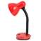 ELD109R Esperanza Schreibtischlampe e27 vega rot Bild 1