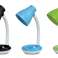 Skrivebordslampe ELD114B Esperanza E27 Atria blå bilde 3