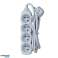 ELK205W Esperanza power strip 4 gn. 1.5m white image 1
