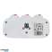 ELK307W Esperanza electric splitter 3 gn. on white image 2