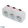 ELK307W Esperanza electric splitter 3 gn. on white image 5