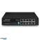 ENS108 Esperanza Switch 10-Port POE 10/100/1000 120W Matrix Bild 1