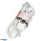 3-way Extension Cord 2P+Z, 3m H05VV-F 3x1.5mm2, Imax=16A, flat plug, white image 2
