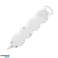 3-way extension lead 2P+Z Schuko with switch, 1.5m H05VV-F 3x1.5mm2, Imax=16A, flat plug, white image 5