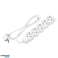 Rallonge 5 prises 2P Z Schuko . 5m H05VV F 3x1.5mm2. Imax=16A. prise plate. blanc photo 1