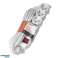 Multiprise 5 prises 2P+Z Schuko avec interrupteur 5m H05VV-F 3x1,5mm2 Imax=16A prise plate blanche photo 2