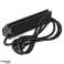 Doppeltes Möbel-Ladegerät mit USB-Anschluss, Telefonhalterung und 1,5 m Kabel. 2x2P Z.  2xUSB Typ A. 2,4A. schwarz Bild 4