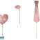 Regali di Oggetti di Scena Foto di Matrimonio Bianco Rosa Cuore 12 Pezzi foto 1