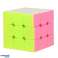 Logikspiel Würfel Puzzle 3x3 neon 5 65cm Bild 1