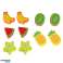 Jeu d'arcade Montessori, puzzle d'équilibrage, blocs de bois, hérisson, fruit enfilé photo 4