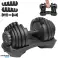 Adjustable Cast Iron Dumbbell 24 kg REBEL ACTIVE image 5