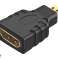 HDMI mikro HDMI zelta adapteris attēls 1