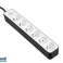 Netzleiste TRACER Zebra 1,5 m 6 Steckdosen Bild 1