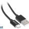 Magnetisches Kabel TRACER USB 2.0 iPhone AM lightning 1.0m schwarz Bild 2