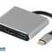 ADAPTATEUR TRACER A 1. USB C. HDMI 4K. USB 3.0. PDW 100W photo 1
