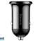 Baseus Grain Pro 2x USB 4.8A CCALLP 01 svart bil lader bilde 1