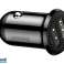 Baseus Grain Pro 2x USB 4.8A CCALLP 01 svart bil lader bilde 2