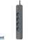 TRACER Power Line mobil kész átmeneti védelmi elosztó 1,5 m 4 aljzat 3x USB A 5V 2.4A kép 1
