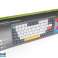 Mechanisch toetsenbord Tracer FINA 84 Grey Outemu Red Switch foto 6