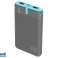 Повербанк TRACER EnerGo 10000mAh серый/синий изображение 3