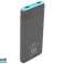 Повербанк TRACER EnerGo 10000mAh серый/синий изображение 6