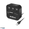 HUB USB 2.0 3 ports avec lecteur de cartes mémoire photo 1