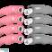 Hula Hoop Gewichtsreduzierendes Rad 95 cm rosa REBEL ACTIVE Bild 3