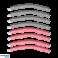 Hula Hoop Gewichtsreduzierendes Rad 95 cm rosa REBEL ACTIVE Bild 2