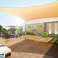 Tuin zonnescherm UV polyester 3 6m vierkant GreenBlue GB503 crème foto 1