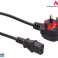 MCTV 808 42162 Strømkabel 3 pin 5m plugg GB bilde 1