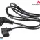 MCTV 802 42166 Cable de alimentación angular 3 pines 1,5m enchufe UE fotografía 1