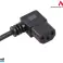 MCTV 802 42166 Cable de alimentación angular 3 pines 1,5m enchufe UE fotografía 2