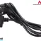 MCTV 802 42166 Cable de alimentación angular 3 pines 1,5m enchufe UE fotografía 3