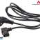 Cable de alimentación Maclean  angular  3 pines  enchufe UE  3m  MCTV 803 fotografía 4