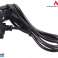 Cable de alimentación Maclean  angular  3 pines  enchufe UE  3m  MCTV 803 fotografía 2