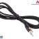 MCTV 815 42198 Câble jack 3.5mm mâle-mâle 1.5m noir photo 1