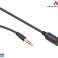 MCTV 821 42205 Cavo jack 3.5mm spina presa 5m nero foto 2