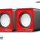 AC870 R 43397 Haut-parleurs d'ordinateur 6W USB Rouge&Noir photo 5